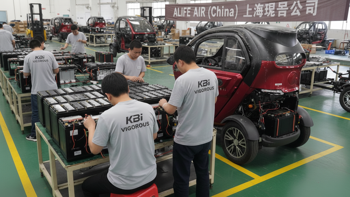Battery installation process